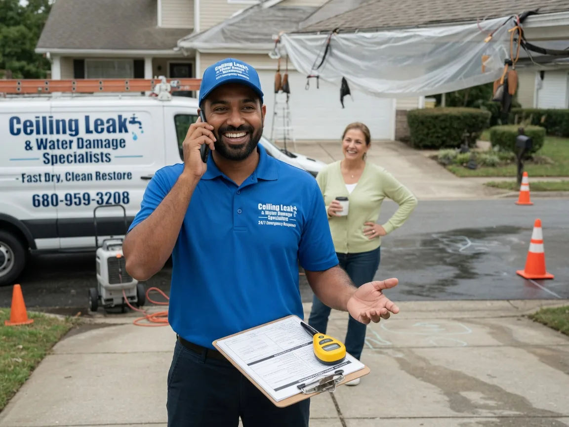 Ceiling Leak Cleanup Saint Thomas, MO FAQs